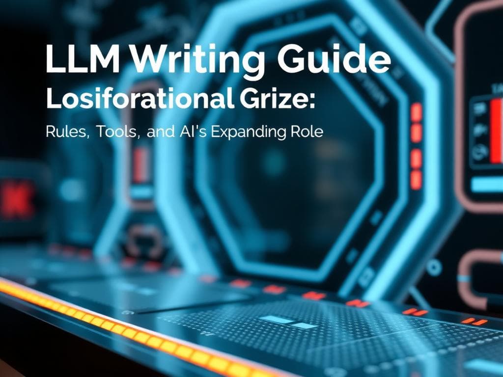 LLM Writing Guide: Rules, Tools, and AI's Expanding Role